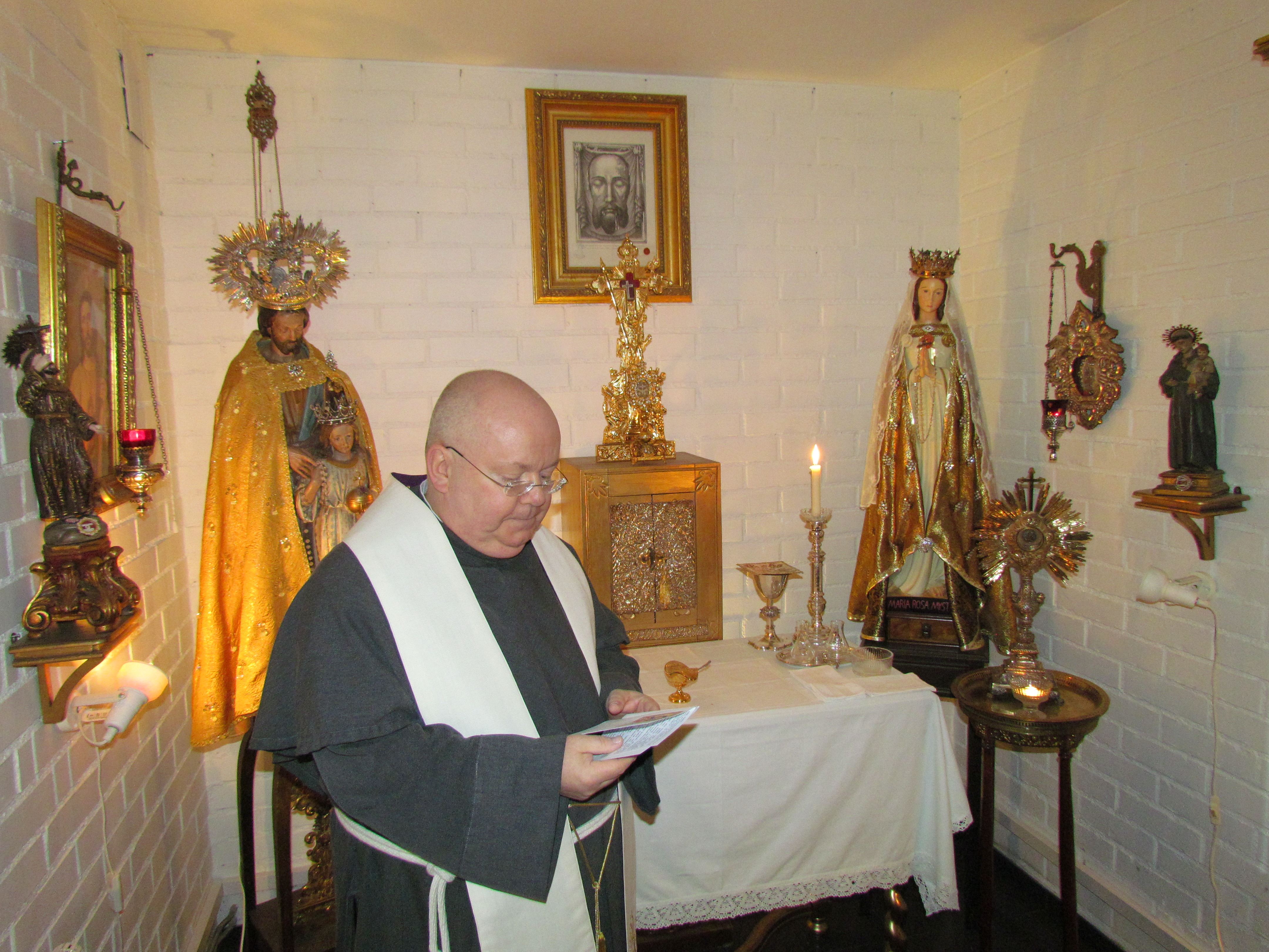 Den årliga klostervälsignelse hos Gråbröderna i Jönköping 2015