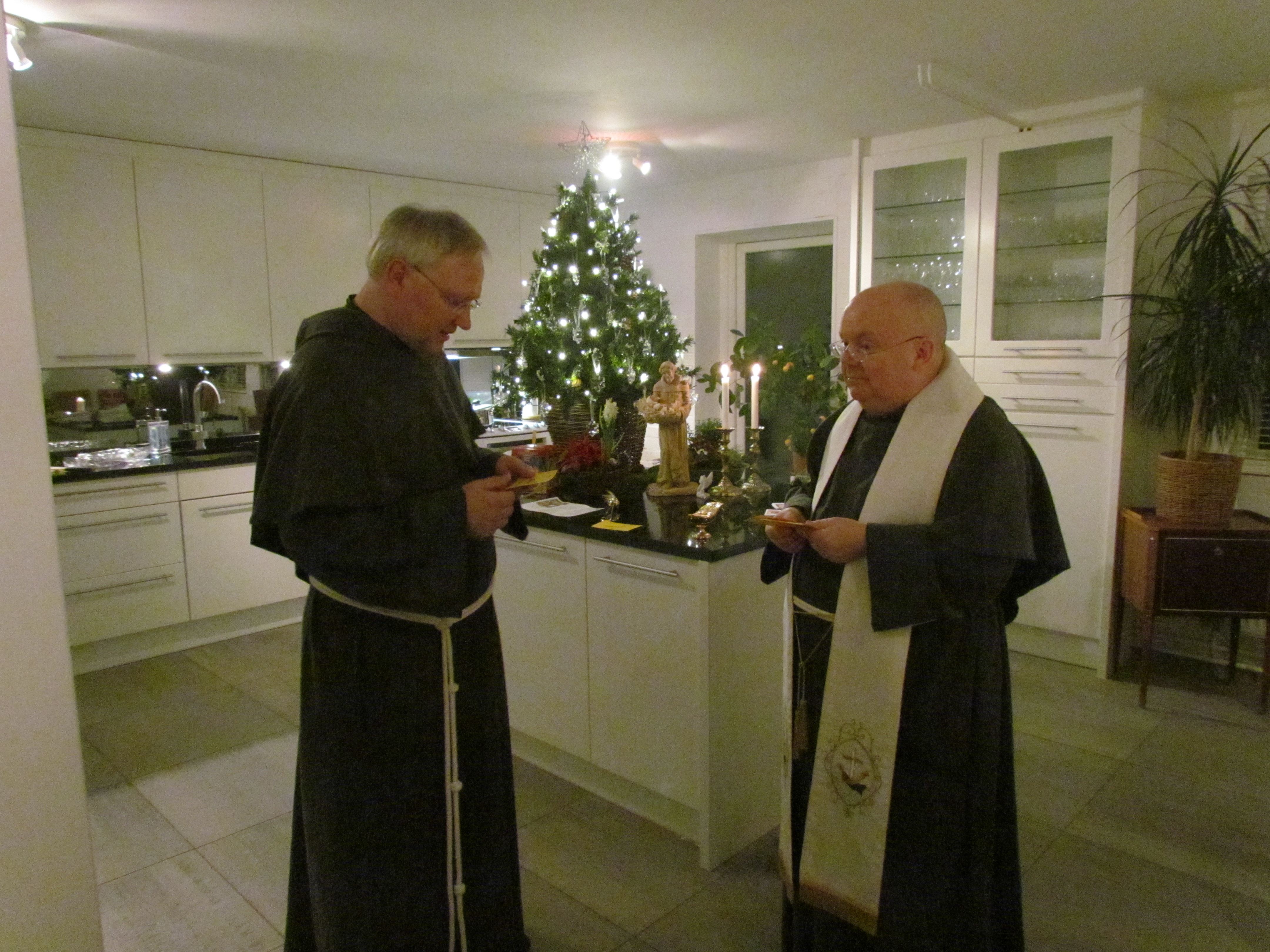 Den årliga klostervälsignelse hos Gråbröderna i Jönköping 2015
