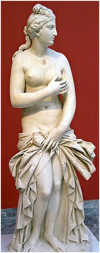 Aphrodite Pudica i Arkeologiska nationalmuseet i Aten.