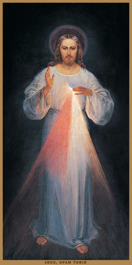 Originalmålningen av den Barmhärtige Jesus målad i Vilnius 1934