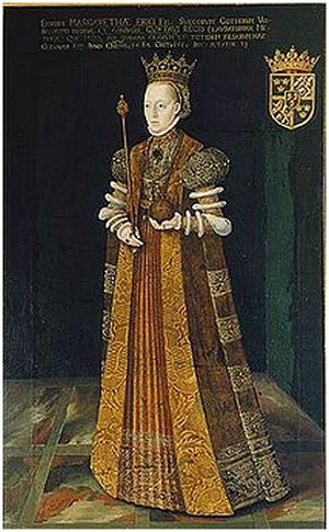Drottning MargaretaSamtida målning av Margareta. (Wikipedia)