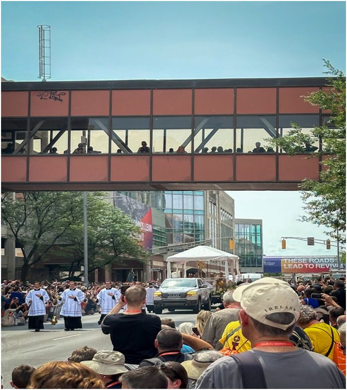 Eukaristisk procession pågår den 20 juni i Indianapolis