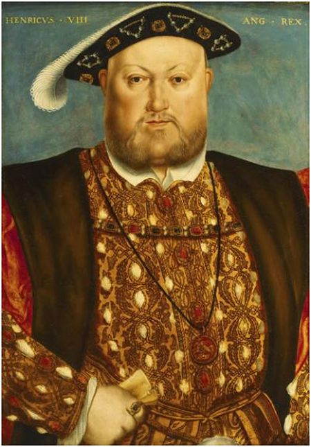 Henrik VIII (1491 - 1547). Hans Holbein, atelje, ca 1535