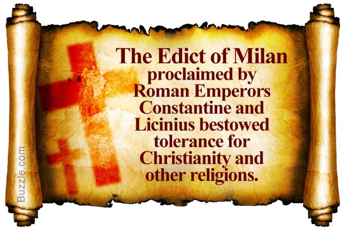 The edict of Milan