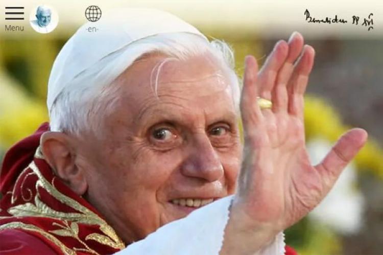 Ny hemsida utforskar påven emeritus Benedikts liv och verk