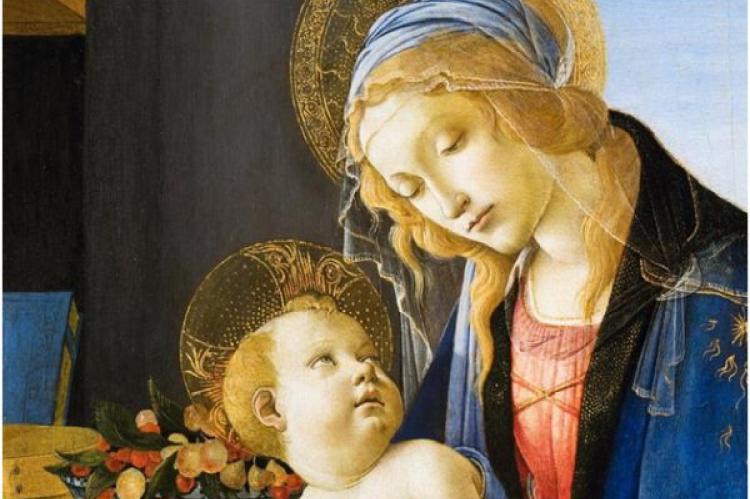 Jungfrun Maria och barnet Jesus