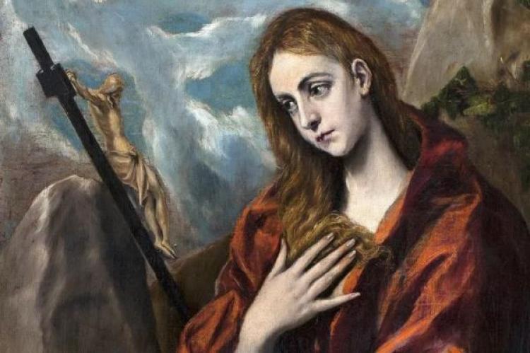 El Greco, "Maria Magdalena botfärdig"