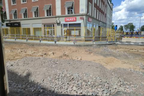 I Jönköping har arkeologer hittat delar från den medeltida kyrkan S:t Nicolai
