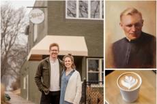 Nate och Megan Whipple älskar kaffe och John Paul II.