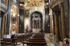Bild på interiören i San Girolamo della Carità av Simon Caldwell